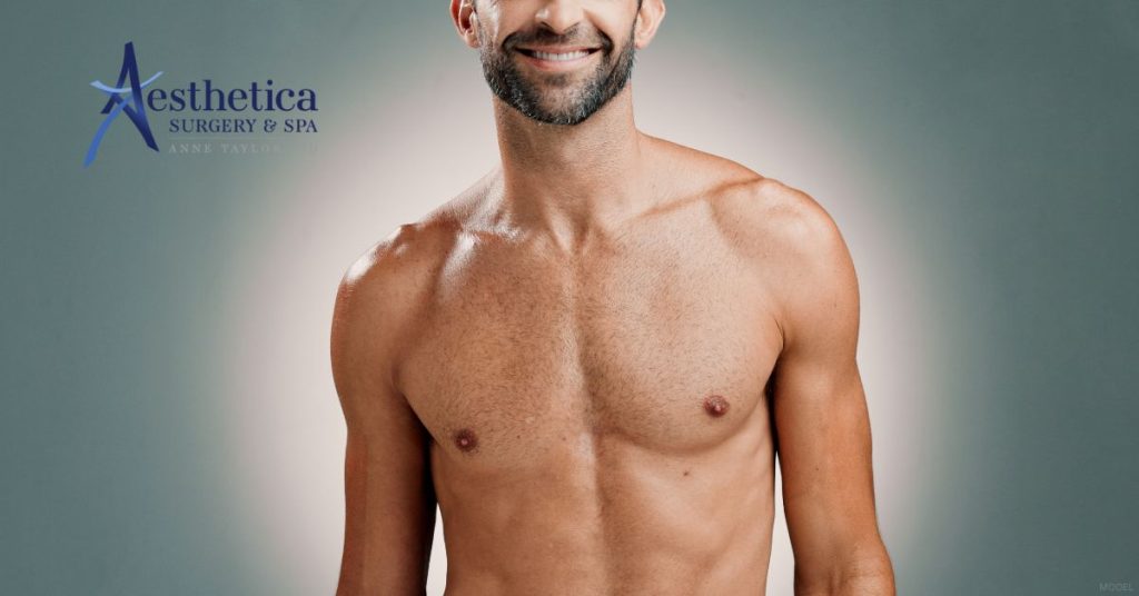 Man happy with his "Daddy Do-Over" results (model)